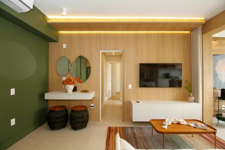 Sala de apartamento para alugar com 2 quartos, 71m² em Pinheiros, São Paulo