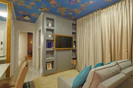 Sala de apartamento para alugar com 2 quartos, 65m² em Jardim das Esmeraldas, Goiânia