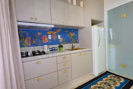 Cozinha de apartamento para alugar com 2 quartos, 65m² em Jardim das Esmeraldas, Goiânia