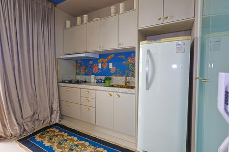 Cozinha de apartamento para alugar com 2 quartos, 65m² em Jardim das Esmeraldas, Goiânia
