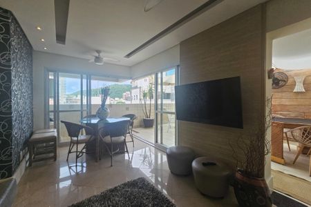 Sala de apartamento para alugar com 3 quartos, 197m² em Vila Constança, Guarujá