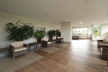 Apartamento para alugar com 38m², 1 quarto e 1 vagaHall social