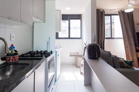 Apartamento à venda com 44m², 2 quartos e 1 vagaCozinha e área de serviço