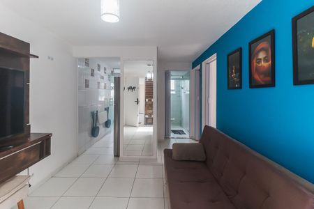 Sala de apartamento para alugar com 2 quartos, 53m² em Conjunto Residencial do Bosque, Mogi das Cruzes