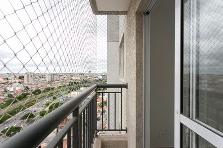 Varanda da Sala de apartamento para alugar com 2 quartos, 35m² em Vila Guilhermina, São Paulo