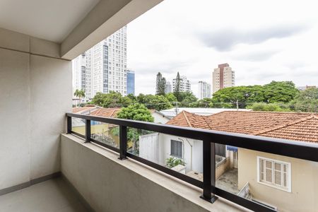 Varanda de kitnet/studio para alugar com 1 quarto, 28m² em Vila Olímpia, São Paulo