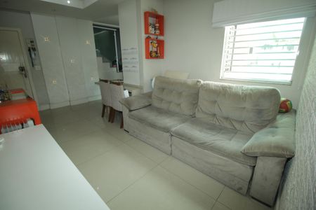 Sala de apartamento à venda com 3 quartos, 140m² em Vila Humaita, Santo André