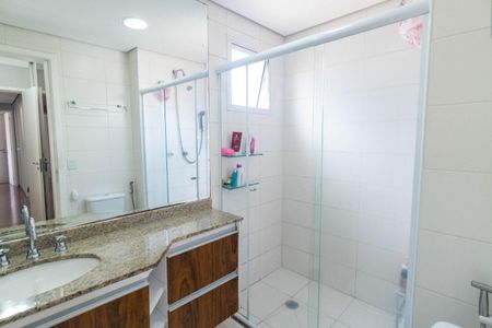 Banheiro da Suíte 1 de apartamento à venda com 4 quartos, 130m² em Vila da Saúde, São Paulo