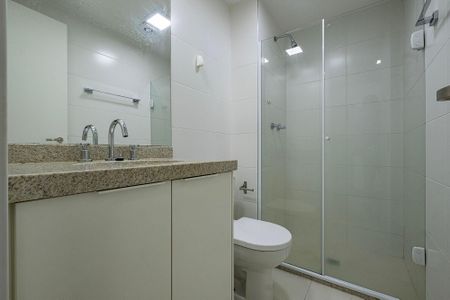 Studio para alugar com 30m², 1 quarto e sem vaga Studio para alugar com 30m², 1 quarto e sem vagaBanheiro
