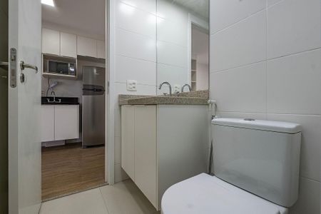 Studio para alugar com 30m², 1 quarto e sem vaga Studio para alugar com 30m², 1 quarto e sem vagaBanheiro