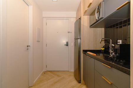 Cozinha de kitnet/studio para alugar com 1 quarto, 30m² em Mont’Serrat, Porto Alegre