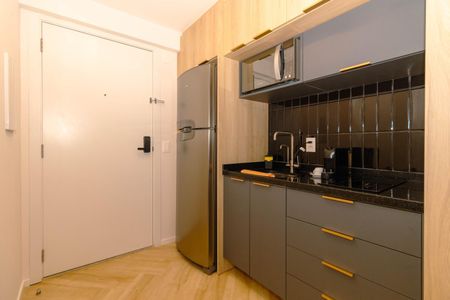 Cozinha de kitnet/studio para alugar com 1 quarto, 30m² em Mont’Serrat, Porto Alegre