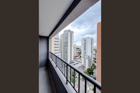 Varanda da Sala de kitnet/studio à venda com 1 quarto, 27m² em Ipiranga, São Paulo