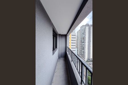 Varanda da Sala de kitnet/studio à venda com 1 quarto, 27m² em Ipiranga, São Paulo