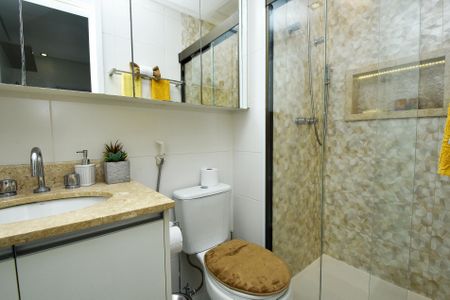 Apartamento à venda com 71m², 2 quartos e 2 vagasbanheiro quarto 2