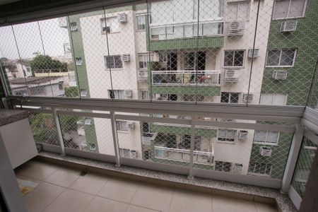Varanda da Sala de apartamento para alugar com 2 quartos, 63m² em Pechincha, Rio de Janeiro
