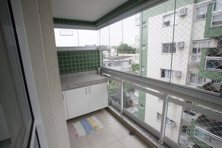 Varanda da Sala de apartamento para alugar com 2 quartos, 63m² em Pechincha, Rio de Janeiro