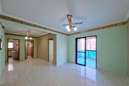 Sala de apartamento para alugar com 3 quartos, 100m² em Vila Caiçara, Praia Grande