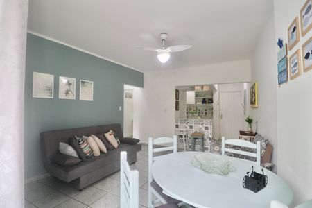 Sala de apartamento para alugar com 2 quartos, 54m² em Centro, Guarujá