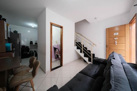 Sala/Cozinha de casa de condomínio à venda com 2 quartos, 65m² em Burgo Paulista, São Paulo
