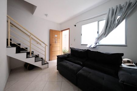 Sala/Cozinha de casa de condomínio à venda com 2 quartos, 65m² em Burgo Paulista, São Paulo