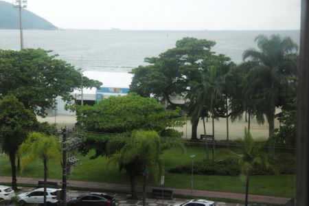 Vista da Sala de apartamento para alugar com 3 quartos, 148m² em Boqueirão, Santos
