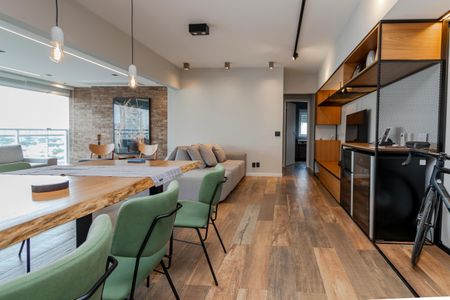 Sala de apartamento para alugar com 2 quartos, 107m² em Cidade Monções, São Paulo