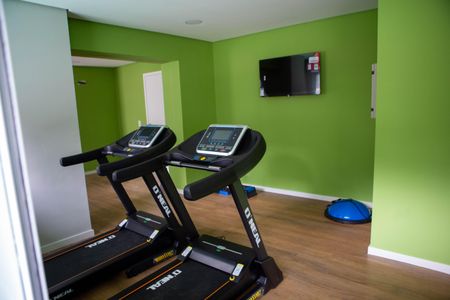 Apartamento para alugar com 38m², 2 quartos e sem vaga Apartamento para alugar com 38m², 2 quartos e sem vagaÁrea comum - Academia