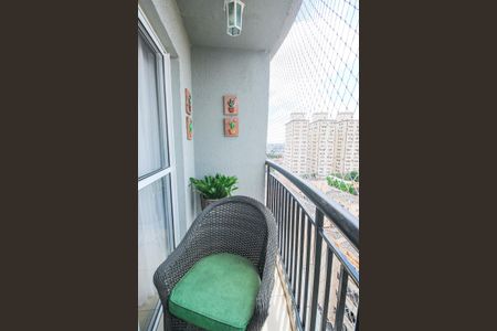 Varanda da Sala de apartamento para alugar com 3 quartos, 68m² em Chácara Agrindus, Taboão da Serra