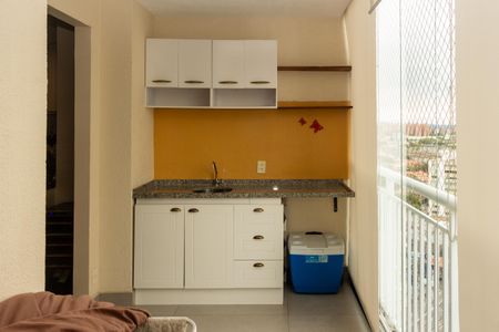 Varanda da Sala de apartamento à venda com 2 quartos, 80m² em Campininha, São Paulo