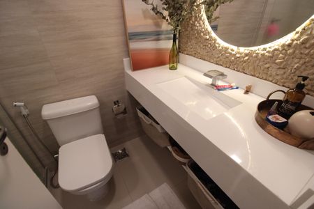 Apartamento para alugar com 78m², 2 quartos e 1 vagaBanheiro social