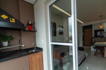 Varanda Gourmet de apartamento à venda com 2 quartos, 51m² em Santa Terezinha, São Bernardo do Campo