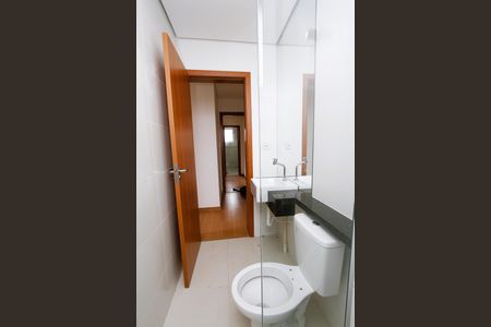 Banheiro da Suíte de apartamento à venda com 3 quartos, 150m² em Salgado Filho, Belo Horizonte