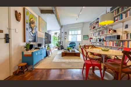 Sala de apartamento à venda com 1 quarto, 70m² em República, São Paulo