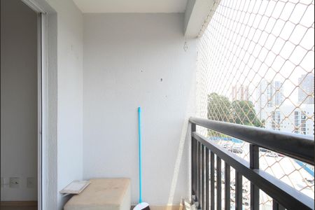 Varanda da Sala de apartamento para alugar com 2 quartos, 57m² em Vila Andrade, São Paulo