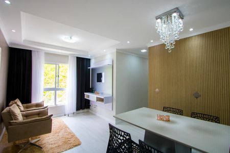 Sala de apartamento à venda com 2 quartos, 55m² em Vila Guarará, Santo André