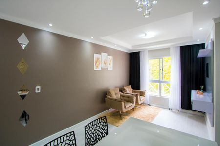 Sala de apartamento à venda com 2 quartos, 55m² em Vila Guarará, Santo André