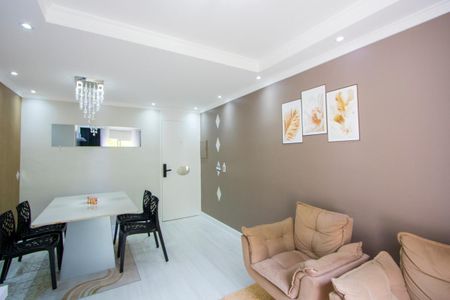 Sala de apartamento à venda com 2 quartos, 55m² em Vila Guarará, Santo André