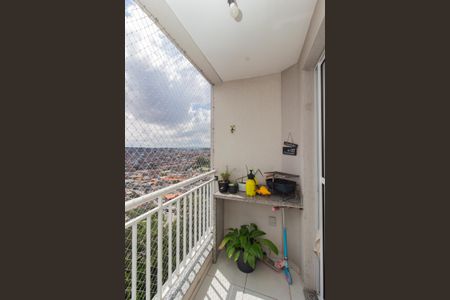 Varanda da Sala de apartamento à venda com 2 quartos, 55m² em Vila Santana, São Paulo
