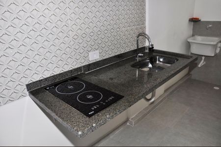 Studio para alugar com 29m², 1 quarto e sem vaga Studio para alugar com 29m², 1 quarto e sem vagaDetalhe - StudioOuKitchenette - Cozinha