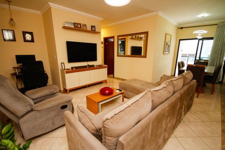 Sala de apartamento para alugar com 2 quartos, 125m² em Guilhermina, Praia Grande