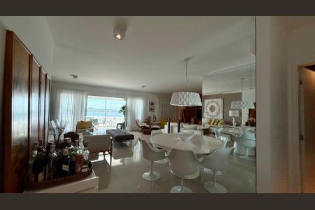 Sala de apartamento para alugar com 4 quartos, 220m² em Jardim Tejereba, Guarujá