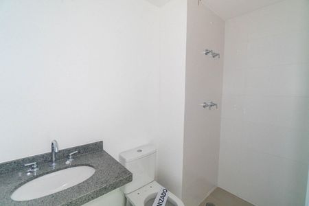 Banheiro de kitnet/studio à venda com 1 quarto, 26m² em Vila Clementino, São Paulo