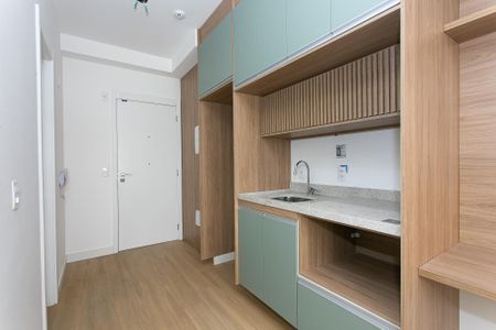 Cozinha de kitnet/studio para alugar com 1 quarto, 24m² em Tatuapé, São Paulo