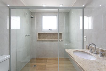 Apartamento para alugar com 235m², 4 quartos e 5 vagasBanheiro da Suíte 3