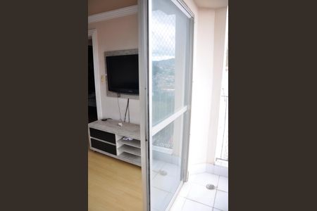 Apartamento à venda com 56m², 2 quartos e 1 vagaDetalhe - Varanda da Sala e Sala de Jantar