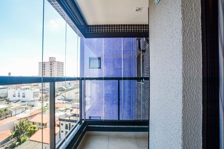 Varanda da Sala de apartamento à venda com 2 quartos, 59m² em Parque das Nações, Santo André