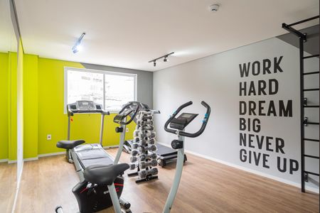 Studio para alugar com 24m², 1 quarto e sem vaga Studio para alugar com 24m², 1 quarto e sem vagaÁrea comum - Academia