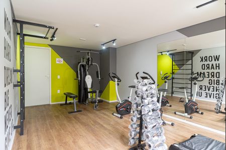 Studio para alugar com 24m², 1 quarto e sem vaga Studio para alugar com 24m², 1 quarto e sem vagaÁrea comum - Academia