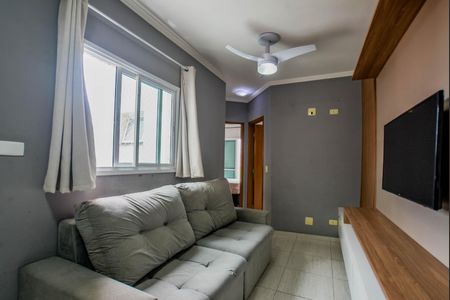 Sala de apartamento para alugar com 2 quartos, 76m² em Jardim Stetel, Santo André